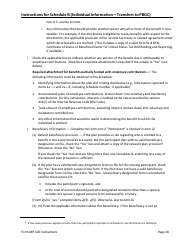 Instructions for Form MP-100 Plan Information for Single-Employer Db Plans Insured by PBGC - Missing Participants Program, Page 18