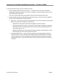 Instructions for Form MP-100 Plan Information for Single-Employer Db Plans Insured by PBGC - Missing Participants Program, Page 20