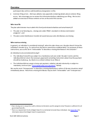 Instructions for Form MP-100 Plan Information for Single-Employer Db Plans Insured by PBGC - Missing Participants Program, Page 4