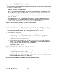 Instructions for Form MP-200 Plan Information for Defined Contribution Plans - Missing Participants Program, Page 10