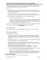 Instructions for Form MP-200 Plan Information for Defined Contribution Plans - Missing Participants Program, Page 14