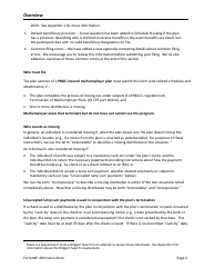 Instructions for Form MP-400 Plan Information for Multiemployer Db Plans Insured by PBGC - Missing Participants Program, Page 4