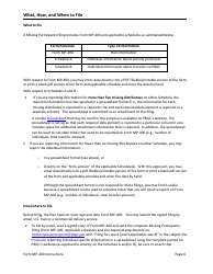 Instructions for Form MP-400 Plan Information for Multiemployer Db Plans Insured by PBGC - Missing Participants Program, Page 8