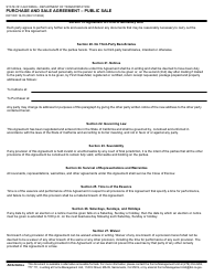 Form DOT RW16-05 Purchase and Sale Agreement - Public Sale - California, Page 4