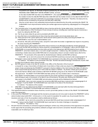 Form DOT RW16-13 Right to Purchase Agreement Between Caltrans and Buyer - California, Page 3