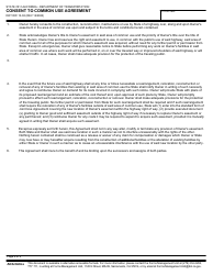 Form DOT RW13-02 Consent to Common Use Agreement - California, Page 2