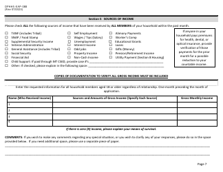 Form DPHHS-EAP-088 Low Income Home Energy Assistance Program (Liheap), &amp; Weatherization Application - Montana, Page 7