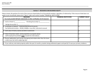 Form DPHHS-EAP-088 Low Income Home Energy Assistance Program (Liheap), &amp; Weatherization Application - Montana, Page 8