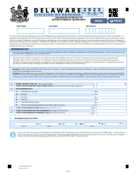 Document preview: Form PIT-SCW Schedule W Apportionment Worksheet - Delaware, 2023