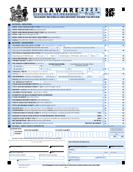 Form PIT-NON Delaware Individual Non-resident Income Tax Return - Delaware, Page 2