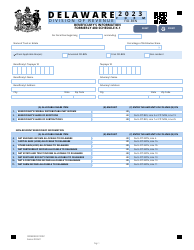 Document preview: Form FID-BEN Beneficiary's Information - Delaware, 2023