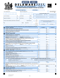 Document preview: Form PIT-RES Delaware Individual Resident Income Tax Return - Delaware