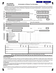 Form 8821DE Download Fillable PDF or Fill Online Authorization to ...