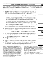 IRS Form W-4 (VIE) Employee&#039;s Withholding Certificate (Vietnamese), Page 3