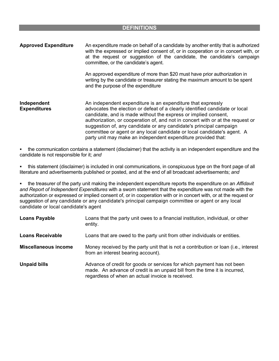 Report of Receipts and Expenditures for Political Party Units - Minnesota, Page 33