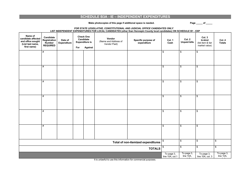 Report of Receipts and Expenditures for Ballot Question Committees and Funds - Minnesota, Page 19