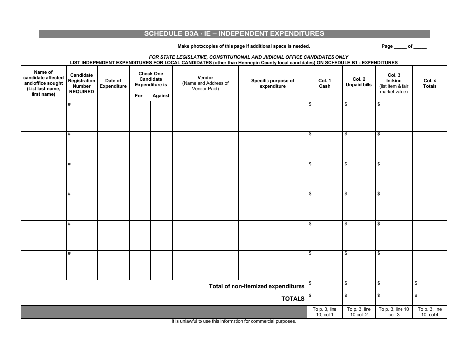 Report of Receipts and Expenditures for Independent Expenditure Committees and Funds - Minnesota, Page 19