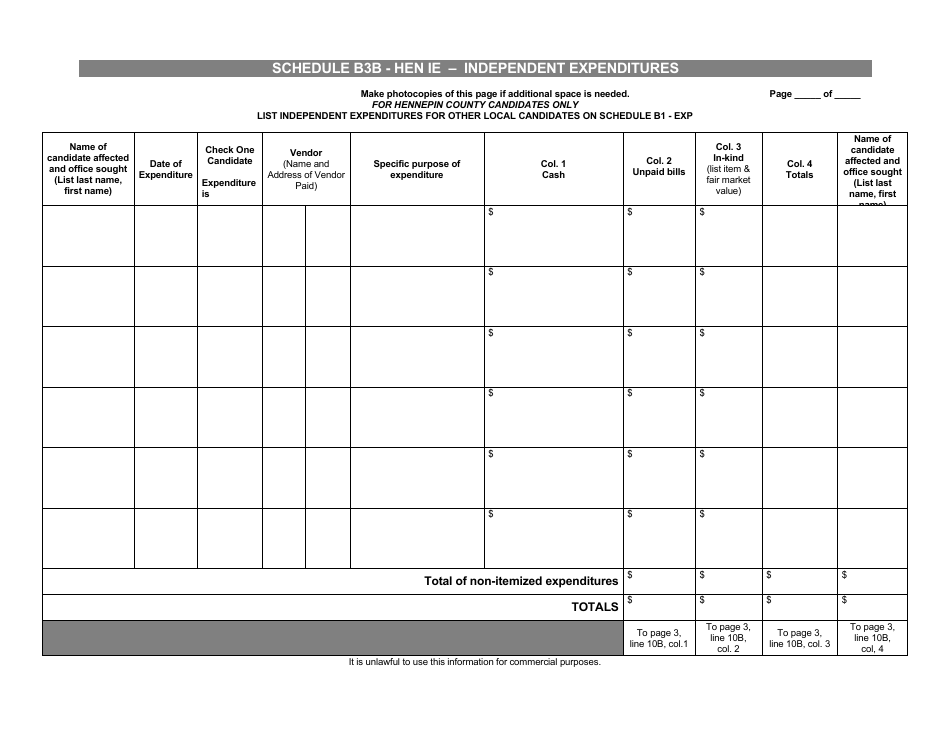 Report of Receipts and Expenditures for Independent Expenditure Committees and Funds - Minnesota, Page 20