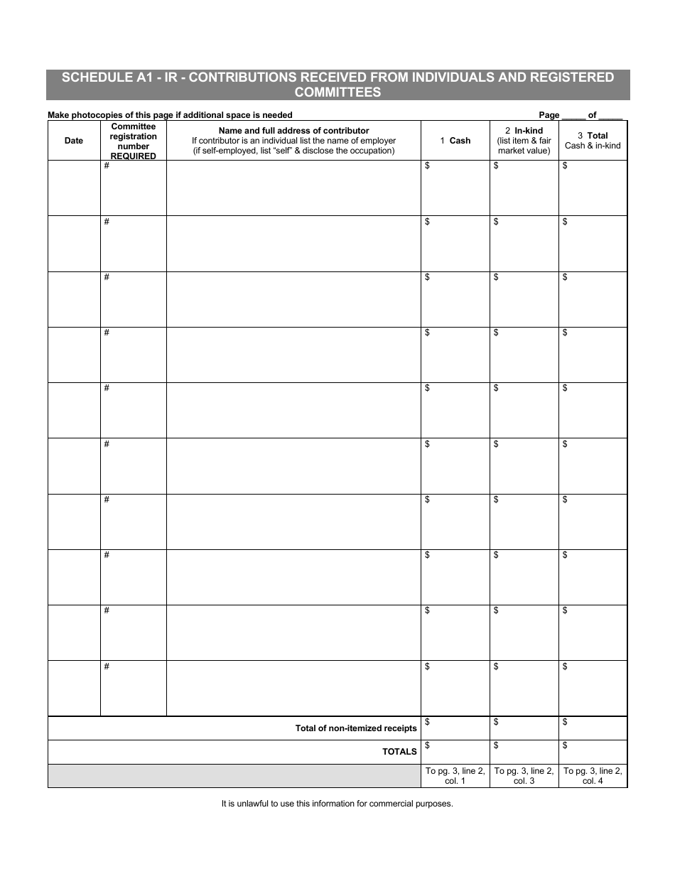Report of Receipts and Expenditures for Independent Expenditure Committees and Funds - Minnesota, Page 7