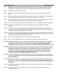 Report of Receipts and Expenditures for Political Committees and Political Funds - Minnesota, Page 2
