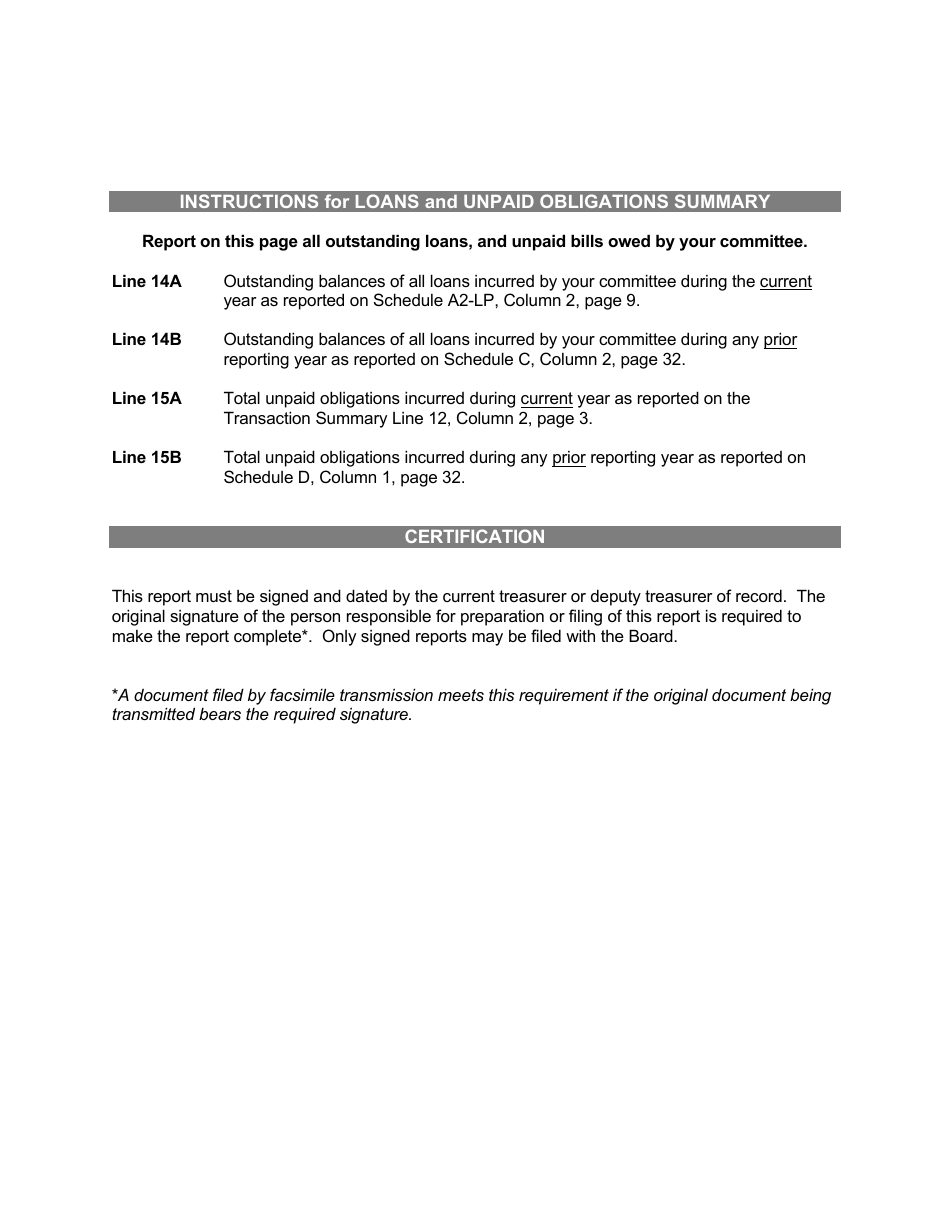 Report of Receipts and Expenditures for Political Committees and Political Funds - Minnesota, Page 4