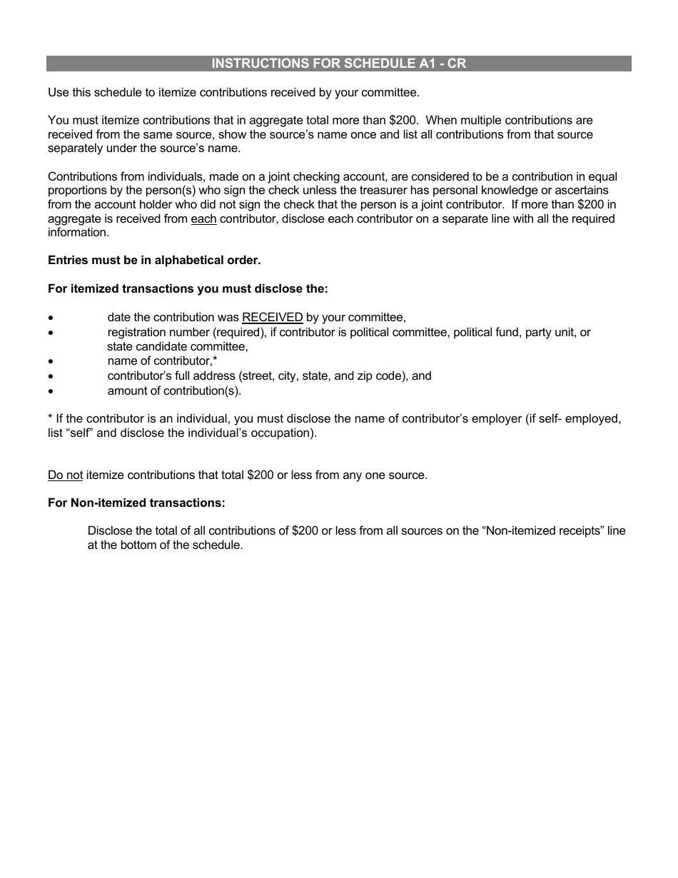 Report of Receipts and Expenditures for Political Committees and Political Funds - Minnesota, Page 6