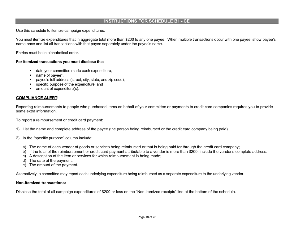 Report of Receipts and Expenditures for Candidate Committees Principal Campaign Committees - Minnesota, Page 18
