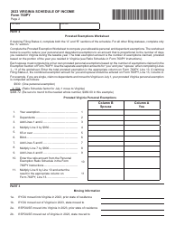 Form 760PY Virginia Schedule of Income - Virginia, Page 2