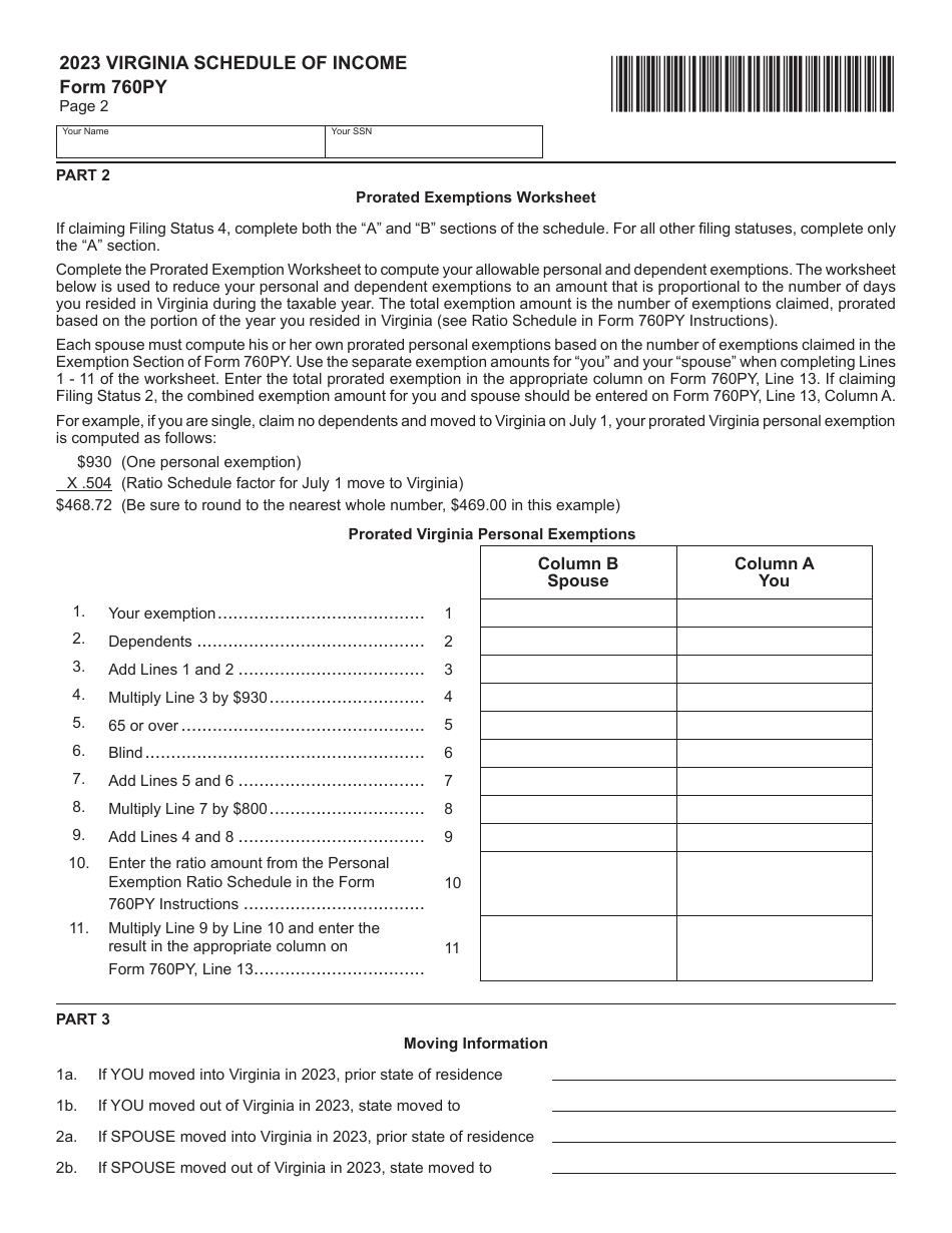 Form 760PY - 2023 - Fill Out, Sign Online and Download Fillable PDF ...