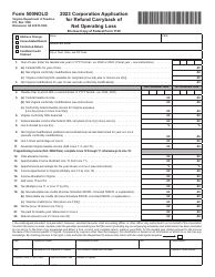 Form 500NOLD Download Fillable PDF or Fill Online Corporation ...