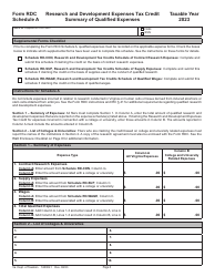 Form RDC Application for Research and Development Expenses Tax Credit - Virginia, Page 3