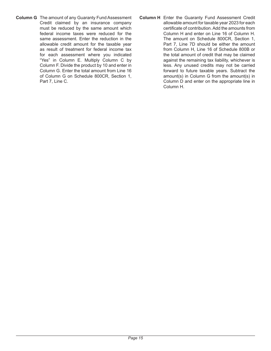 Instructions for Form 800 Virginia Insurance Premiums License Tax Return - Virginia, Page 19