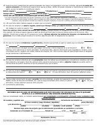 Formulario WH-1S Reclamo Salarial - Texas (Spanish), Page 4
