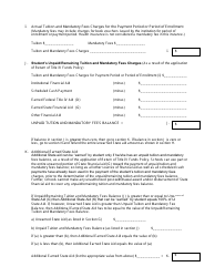 State Financial Aid Programs Refund Worksheet - Massachusetts, Page 2