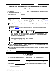 Form CIV-740 Default Application and Affidavit (In F.e.d. Action) - Alaska, Page 3