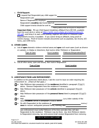Form DV-100 (DV-127) Petition for Domestic Violence Protective Order (One Petitioner) - Alaska, Page 6