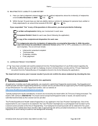 Form DH-MQA1029 Osteopathic Physician Application for Licensure - Florida, Page 14