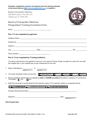 Form DH-MQA1029 Osteopathic Physician Application for Licensure - Florida, Page 23