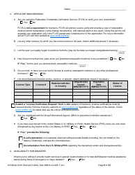 Form DH-MQA1029 Osteopathic Physician Application for Licensure - Florida, Page 6