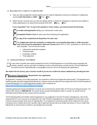 Form DH-MQA1249 Osteopathic Physician Application for Temporary Certificate for Practice in an Area of Critical Need - Florida, Page 14