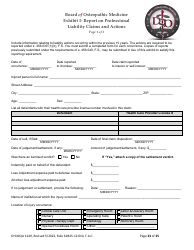 Form DH-MQA1249 Osteopathic Physician Application for Temporary Certificate for Practice in an Area of Critical Need - Florida, Page 23