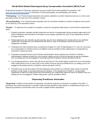 Form DH-MQA1171 Osteopathic Physician Application for Limited License - Florida, Page 3