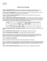 Form SFN10980 Notification for Underground Storage Tanks - North Dakota, Page 7