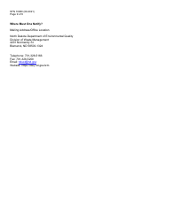Form SFN10980 Notification for Underground Storage Tanks - North Dakota, Page 9