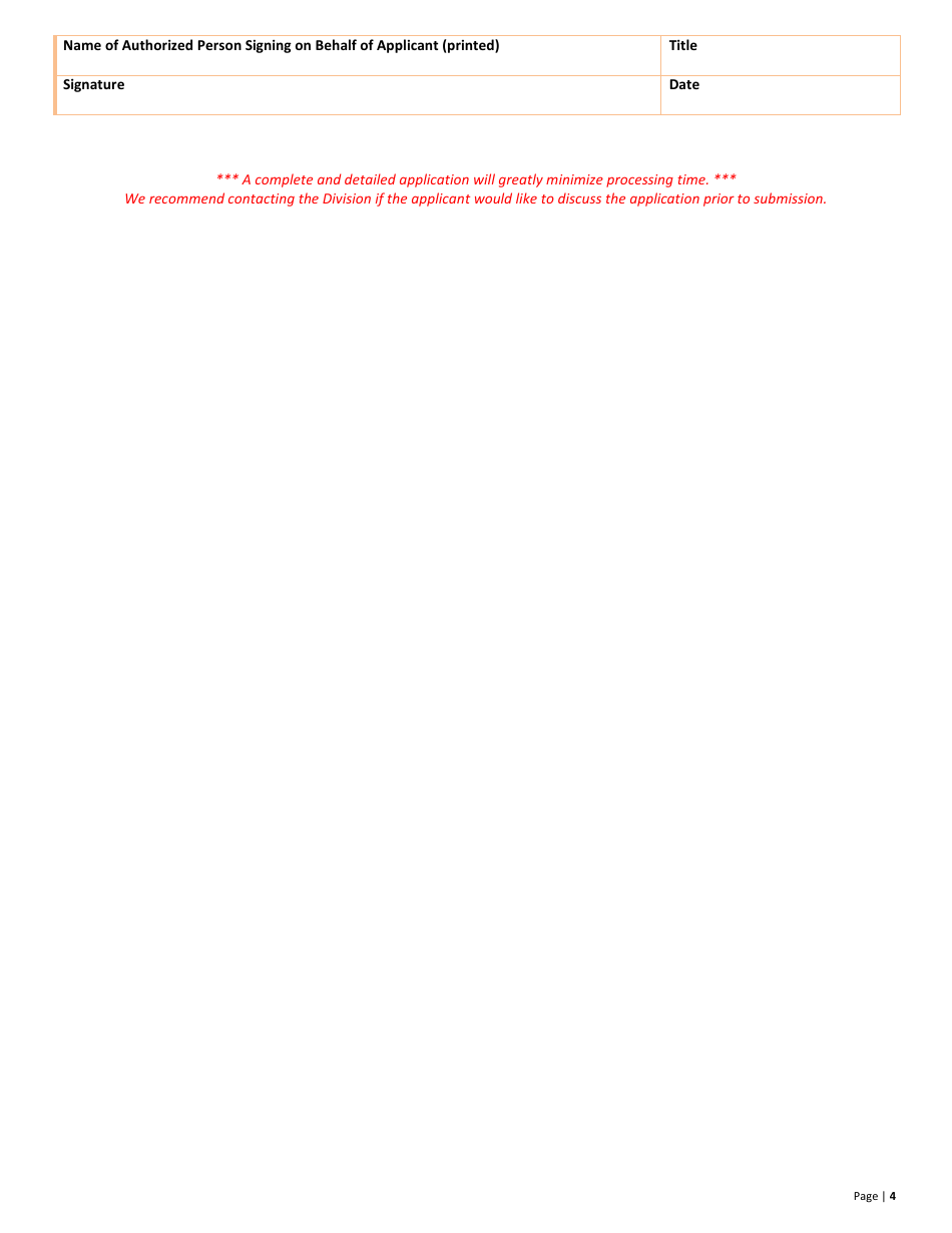 Used Oil Collection Center Registration Application - Utah, Page 4