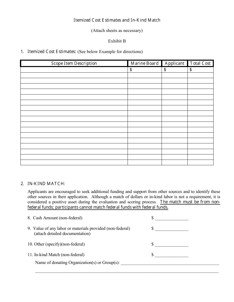 OSMB Form B2 Project Application - lets Go Boating Grant Program - Oregon, Page 6