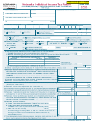 Document preview: Form 1040N Nebraska Individual Income Tax Return - Nebraska, 2023