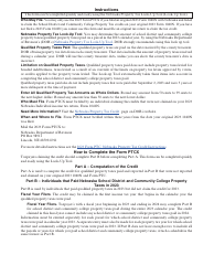 Form PTCX Amended Nebraska Property Tax Credit - Nebraska, Page 2