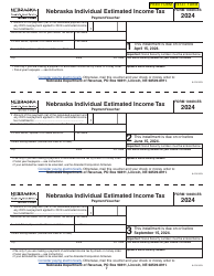 Form 1040N-ES Nebraska Individual Estimated Income Tax Payment Vouchers - Nebraska, Page 7