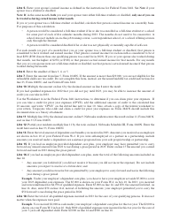 Form 2441N Nebraska Child and Dependent Care Expenses - Nebraska, Page 4